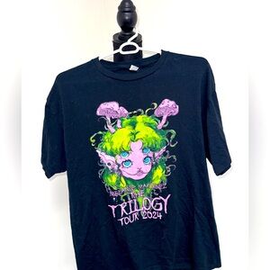 Melanie Martinez Trilogy Tour 2024 shirt, t-shirt, black & pink, size L large